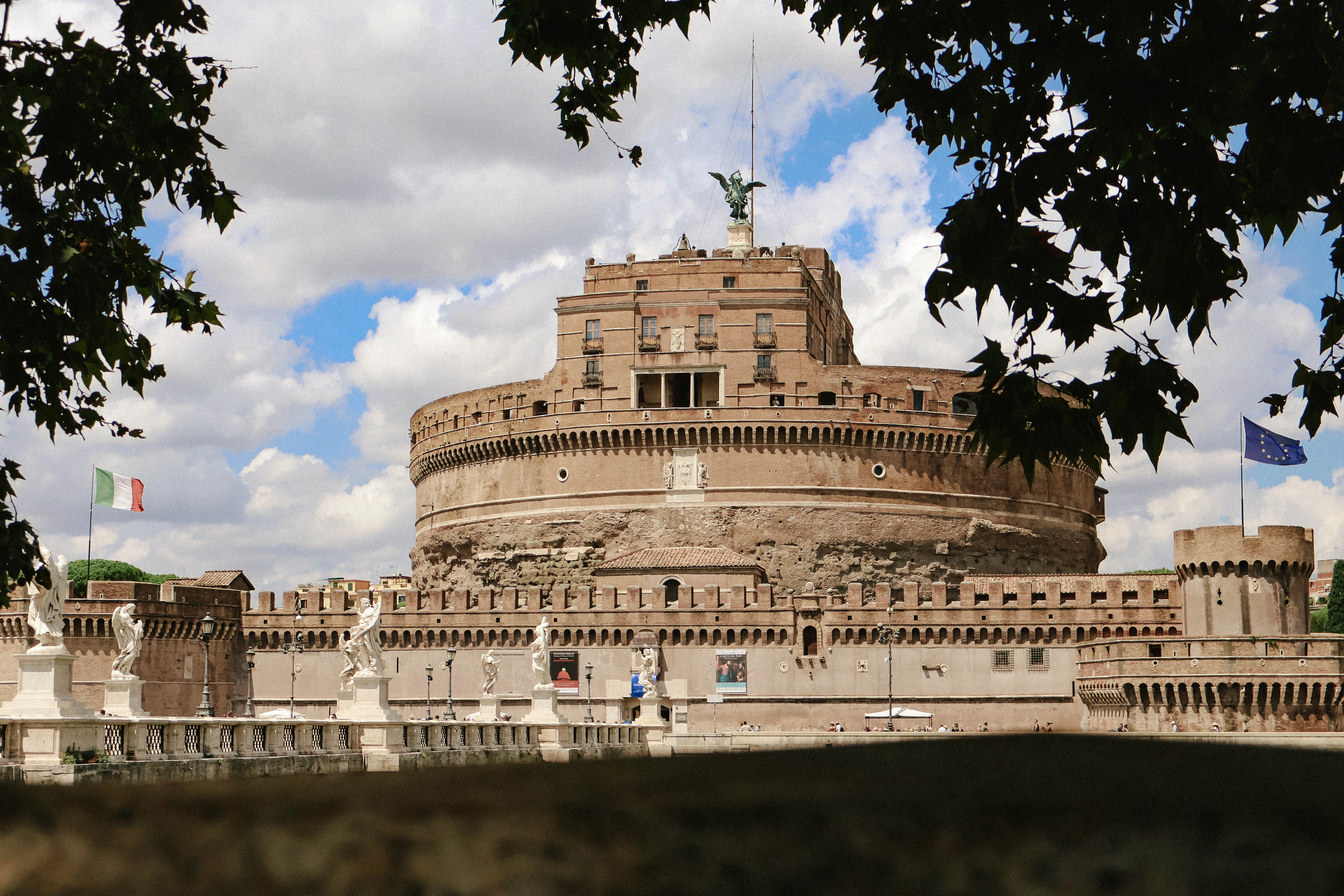 Castel Sant Angelo Rome with bridge