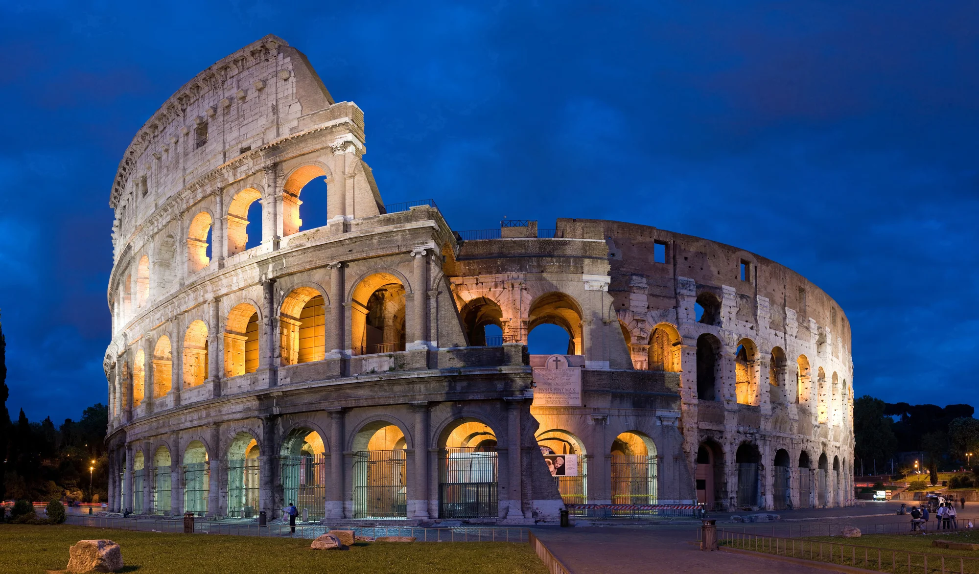 Colosseum at night